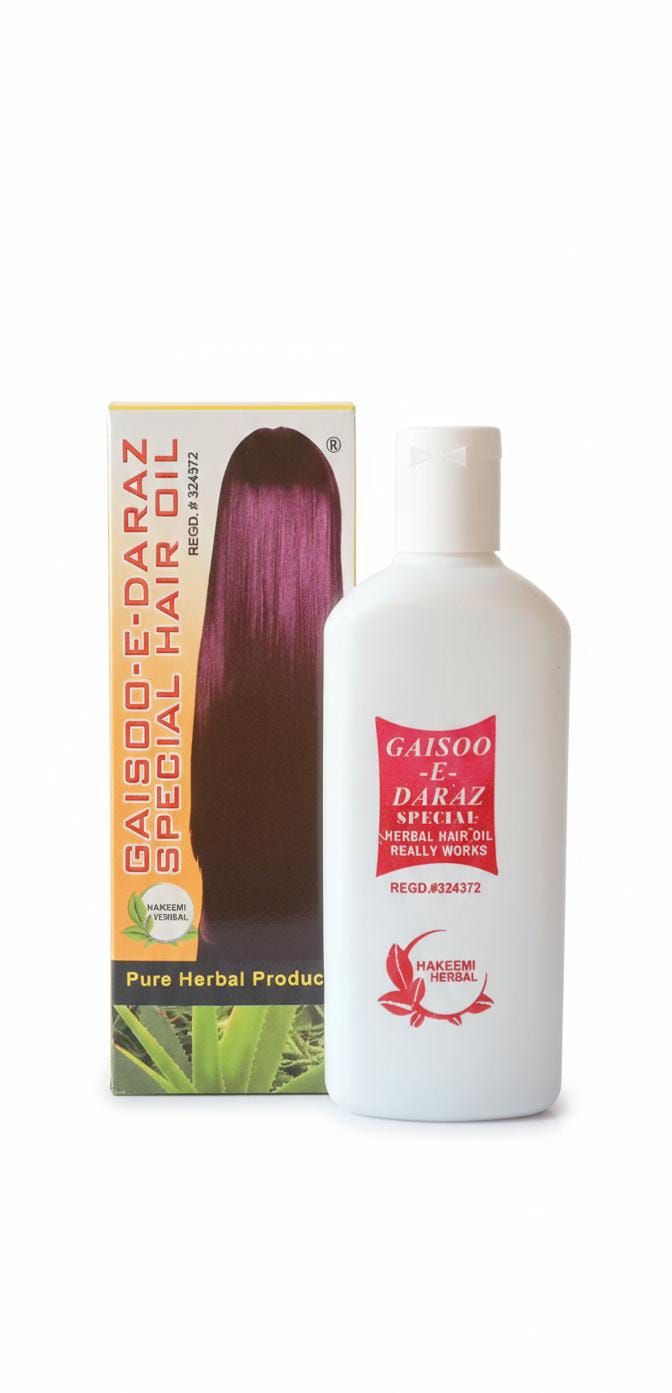 GAISOO E DARAZ HAIR OIL GAISOO-E-DARAZ SPECIAL HAIR OIL - Image 1