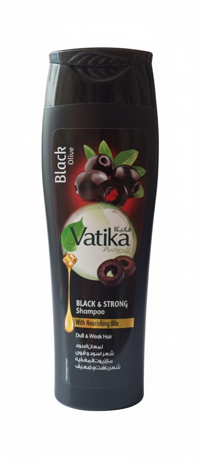 VATIKA BLACK (1) VATIKA SHAMPOO BLACK OLIVE 180ML - Image 1