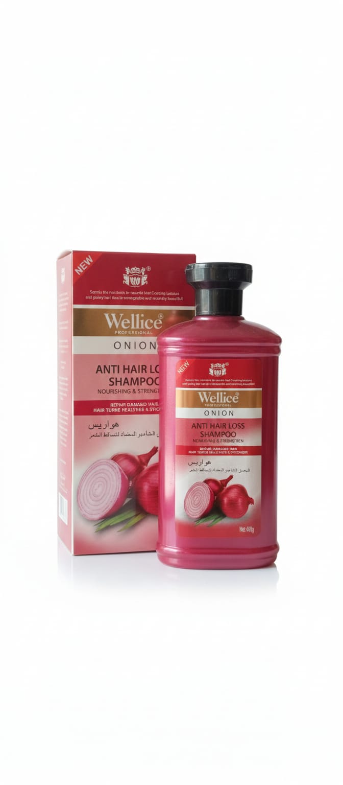 WELLICE SHAMPOO WELLICE PROFESSIONAL ONION SHAMPOO IMPORTED 400G - Image 1