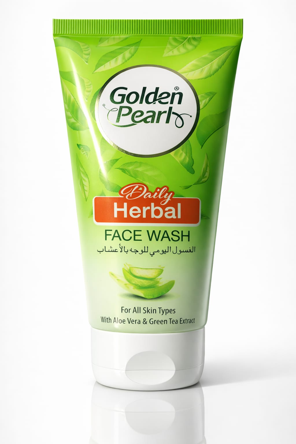 WhatsApp GOLDEN PEARL HERBAL ALOE VERA FACE WASH 75ML - Image 1